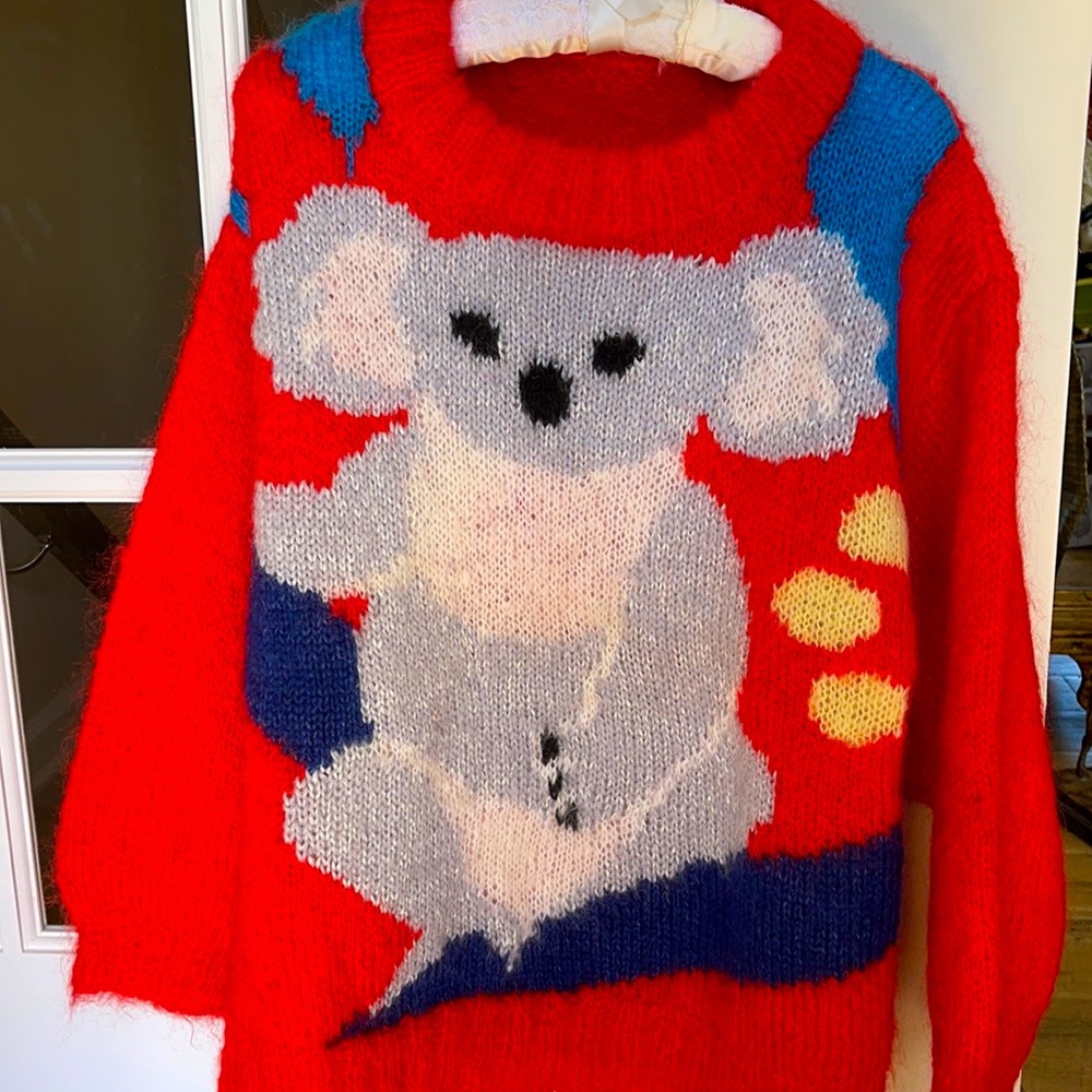 Susie Lee vintage koala chunky sweater